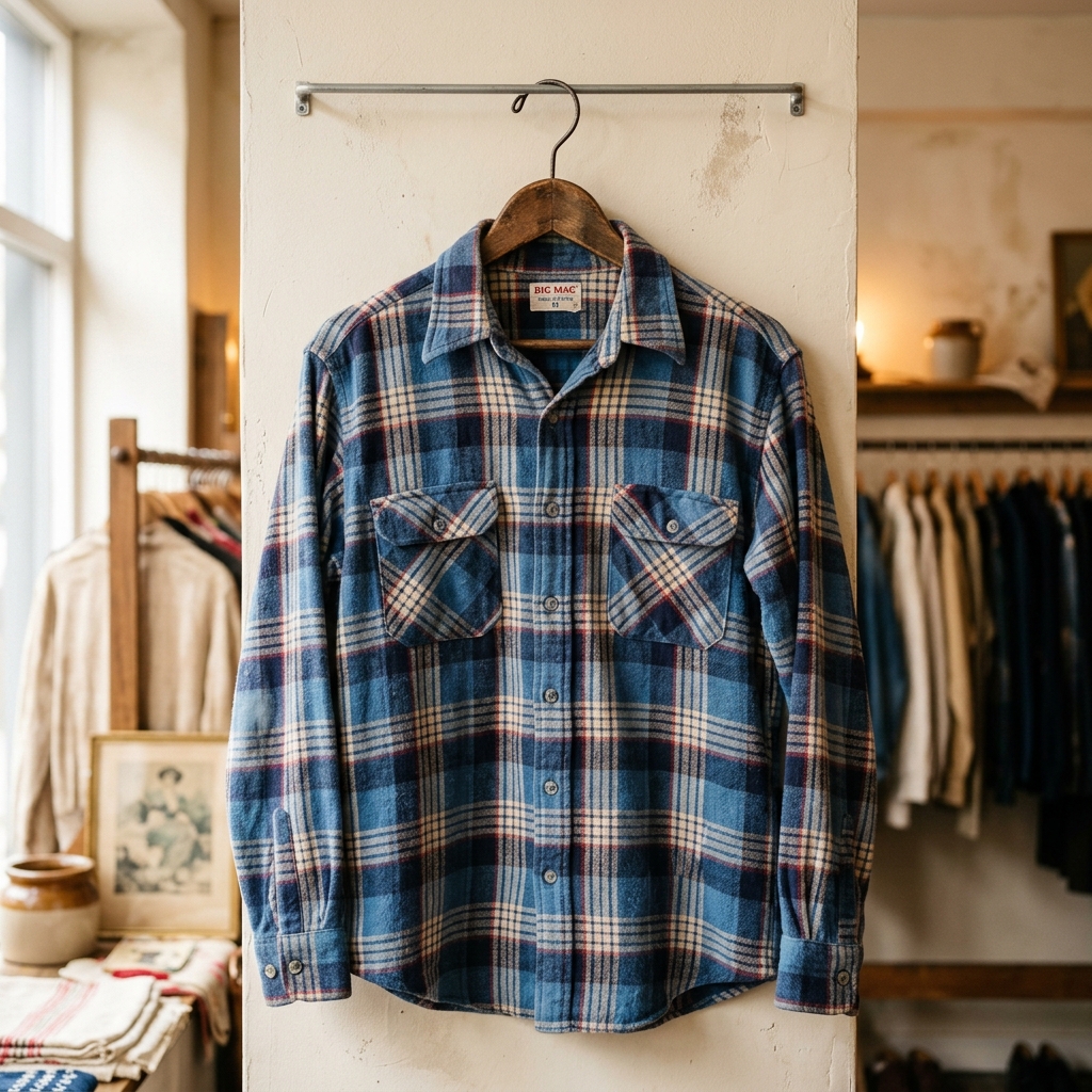 Flannel Vintage Blue